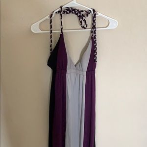 Color Block Maxi Dress